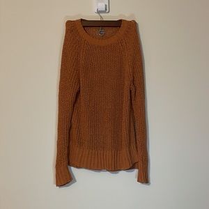 Aerie Tan Knit Sweater